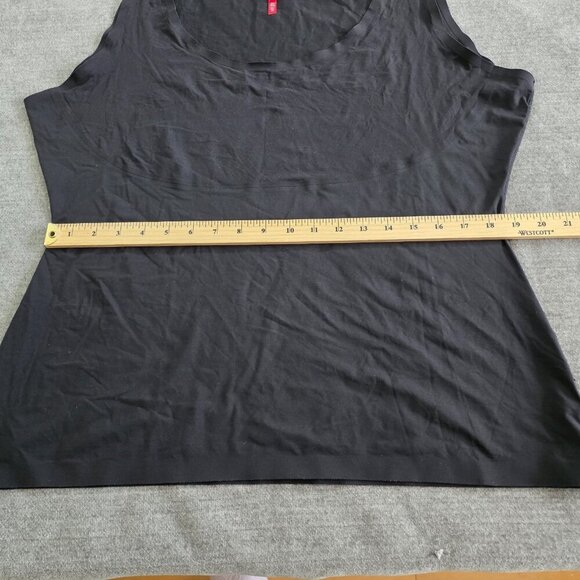 Spanx Tank Top Womens 3X  Black 10039R Shapewear Sleeveless Hourglass Silhouette - Picture 5 of 11